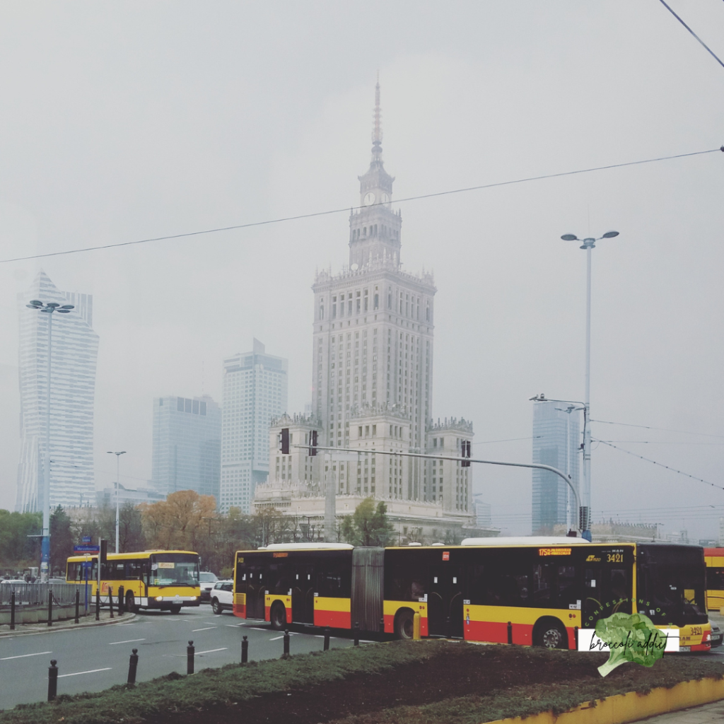 Warsaw in Fog #WordlessWednesday